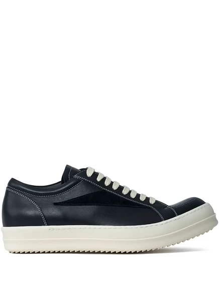 Мужские кеды Rick Owens Hollywood Vintage кожаные, черные