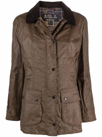 Женская восковая куртка Barbour Beadnell, коричневая
