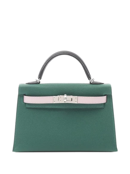 Женская сумка Hermès Mini Kelly 2024, зелёная