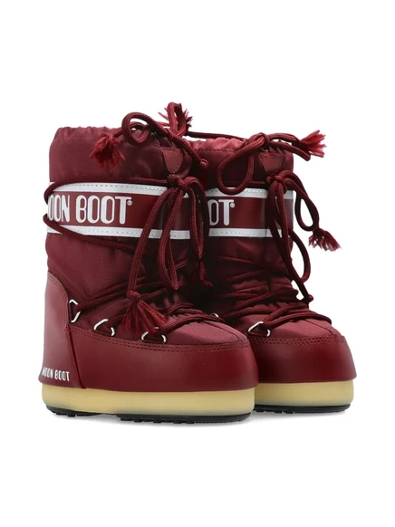 Ботинки для мальчиков MOON BOOT KIDS с логотипом, красные