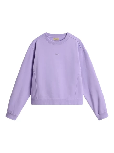 Женский свитшот Woolrich с круглым вырезом, фиолетовый