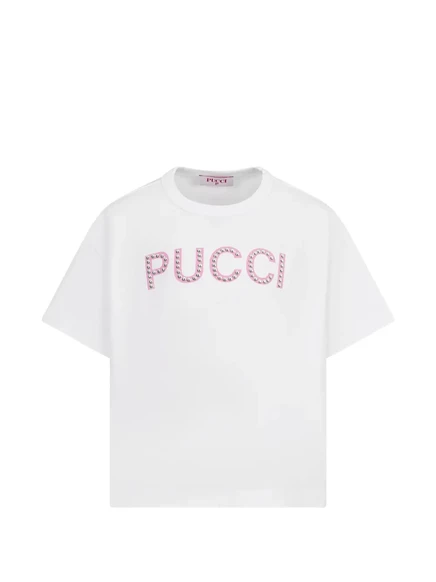 Футболка с заклепками от PUCCI Junior