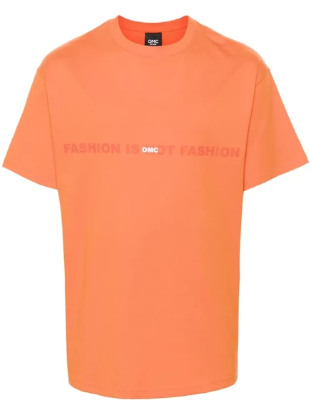 Футболка с логотипом Omc  orange