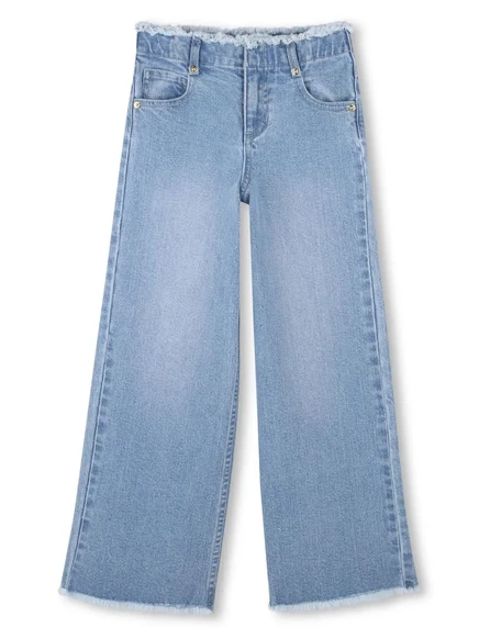 Детские широкие джинсы Michael Kors Kids, индиго