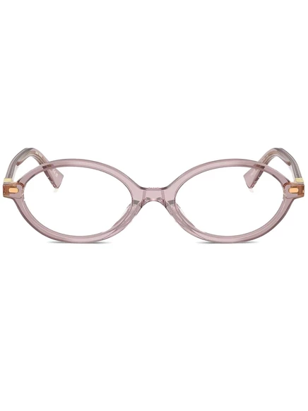 Женские очки Miu Miu Regard, овальная оправа, прозрачные линзы, сиреневые