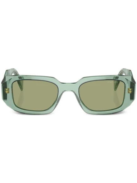 Солнцезащитные очки в прямоугольной оправе Prada Eyewear Prada PR 17WS green