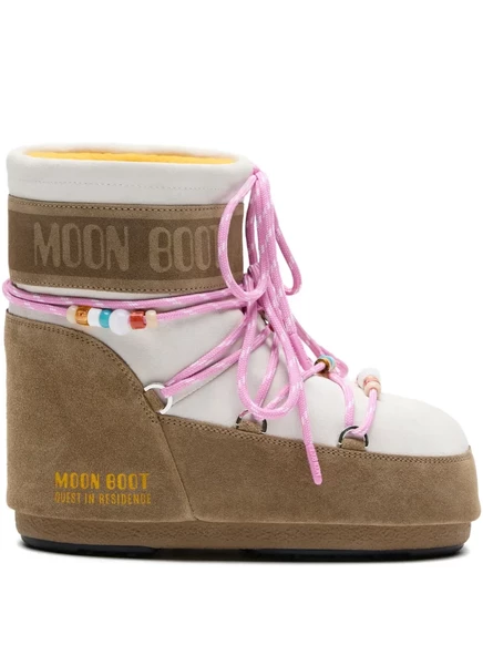 Ботинки Moon Boot x Guest In Residence замшевые, коричневые