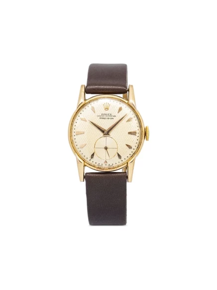 Мужские б/у часы Rolex Precision 32 мм, розовое золото
