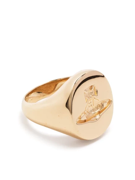 Мужское кольцо Vivienne Westwood, позолоченное