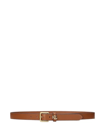Женский ремень Lauren Ralph Lauren, кожаный, коричневый