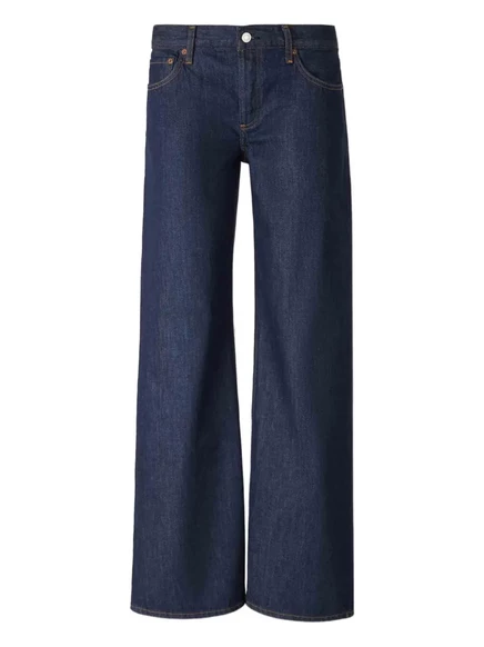 Женские широкие джинсы AGOLDE Five-Pocket, синие