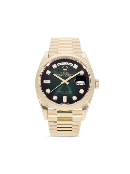 Бывшие в употреблении часы Rolex 2019 Day-Date 36 мм green