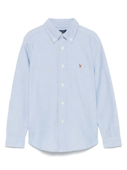 Детская рубашка Polo Ralph Lauren Kids Polo Pony, синяя
