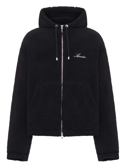 Мужское худи Amiri на молнии, черное