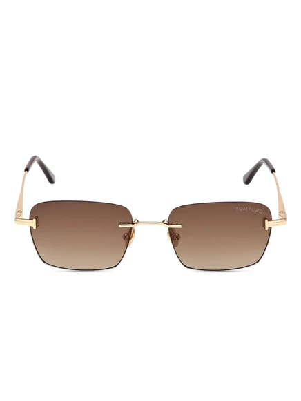 Солнцезащитные очки TOM FORD Eyewear в квадратной оправе без оправы gold