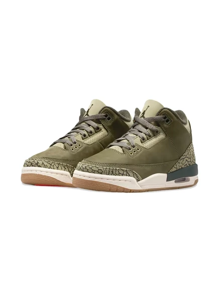 Детские кроссовки Jordan Kids Air Jordan 3, оливковые