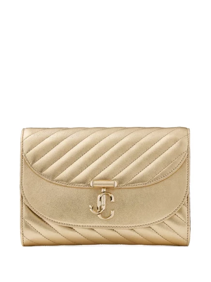 Женский клатч Jimmy Choo Curve, золотой