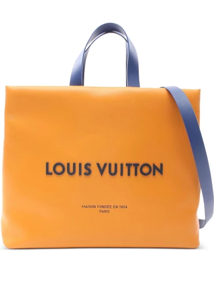 Сумка-тоут Louis Vuitton Shopper MM, оранжевая