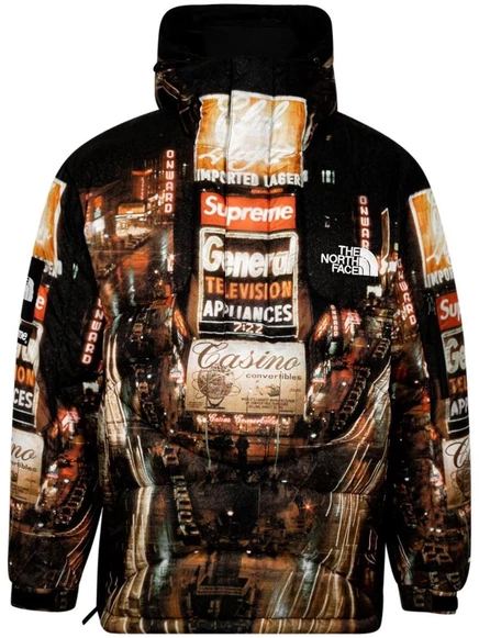 Унисекс худи Supreme x The North Face 800-fill, черный