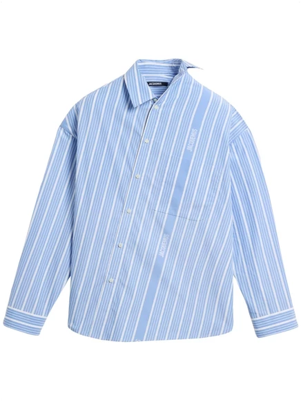 Мужская рубашка Jacquemus Le Cuadro, голубая