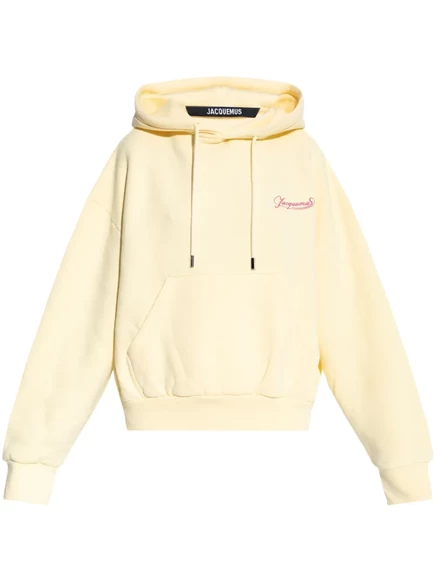 Толстовка с вышитым логотипом Jacquemus yellow