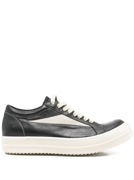 Женские кеды Rick Owens Vintage низкие кожаные, черные