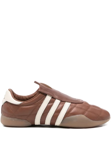 Женские слипоны Adidas Taekwondo Mei из кожи, коричневые