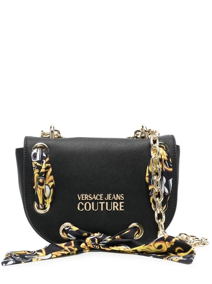 Модный шарф Versace Jeans с отделкой в виде сумки через плечо black