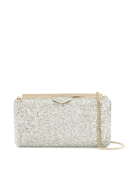 Женский клатч Jimmy Choo Ellipse с пайетками, золотистый