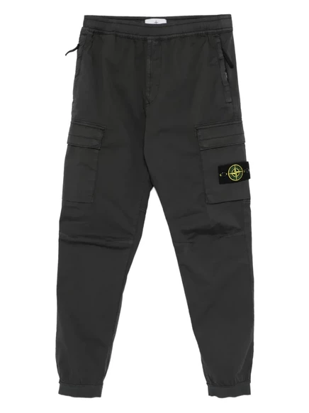 Мужские брюки Stone Island с карманами карго, серые