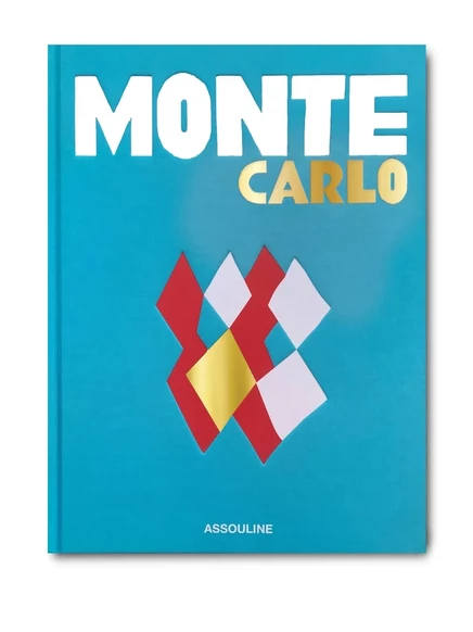 Книга Assouline Monte Carlo в шелковом переплете, голубая