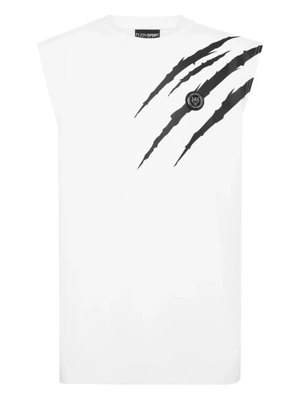 Мужская майка Plein Sport Scratch, белая
