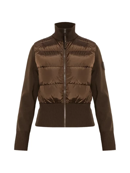 Женская пуховая куртка Canada Goose HyBridge Wide, коричневая