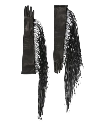 Перчатки Sportmax с бахромой black