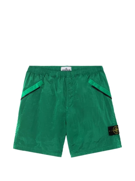 Мужские шорты Stone Island L100008 из Econyl, зеленые