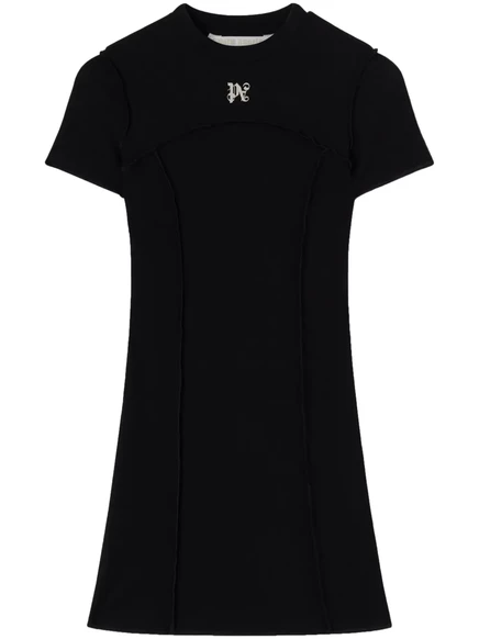 Женское мини-платье Palm Angels с открытой спинкой, черное
