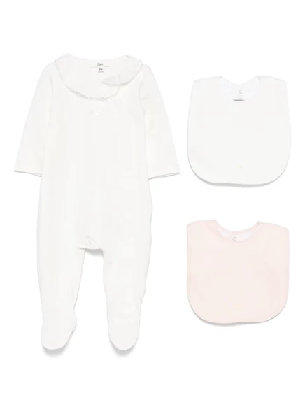 Пижама для девочки Chloé Kids из 3 предметов, белая