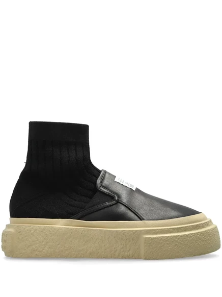 Кеды с носком-вставкой MM6 Maison Margiela black