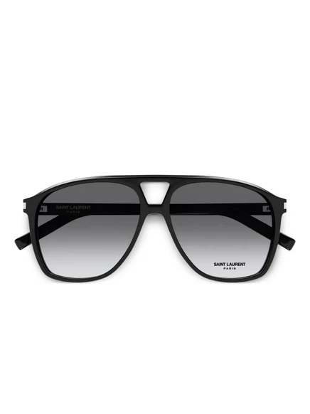 Женские солнцезащитные очки Saint Laurent пилот, черные