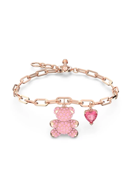 Браслет Swarovski Teddy, украшенный кристаллами pink
