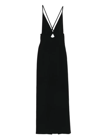 Макси-платье Solace London Milly с открытой спиной black