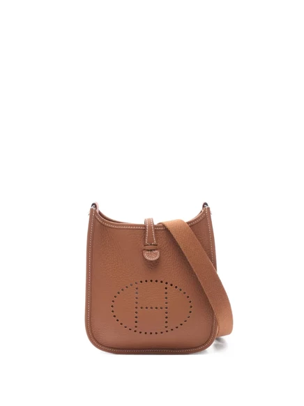 Женская сумка Hermès Evelyn PM, коричневая