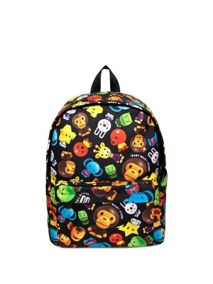 Рюкзак BABY MILO STORE BY A BATHING APE с 3D-принтом, черный
