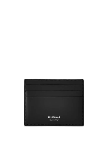 Мужское портмоне для карт Ferragamo Classic, черное