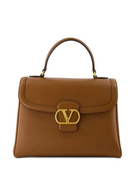 Сумка-тоут Valentino Garavani 9 to 5, коричневая