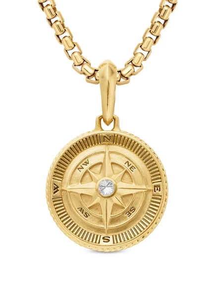 Мужской кулон David Yurman Maritime Compass 18K, золотой