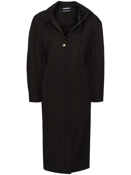 Женское платье-рубашка Jacquemus La Robe Chemise, черное