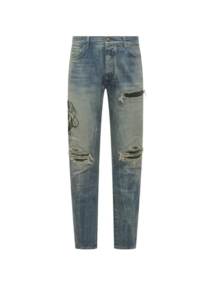 Мужские джинсы AMIRI Hollywood MX1, синие
