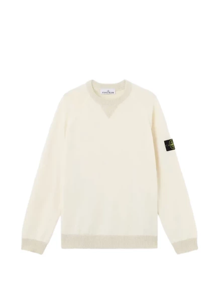 Мужской джемпер Stone Island с логотипом, нейтральный