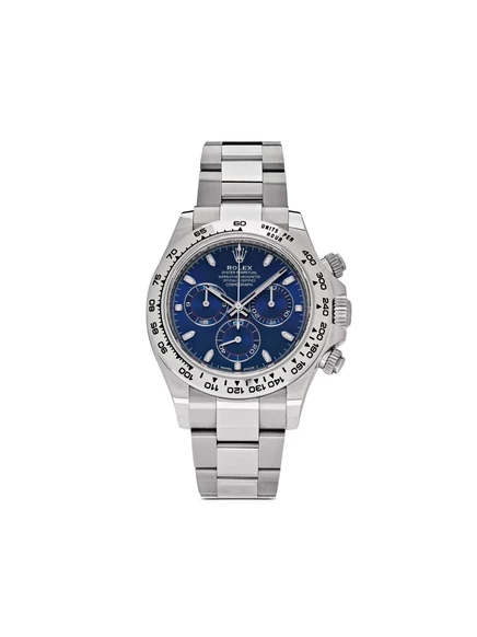 Бывшие в употреблении часы Rolex 2018 Daytona Cosmograph 40 мм blue
